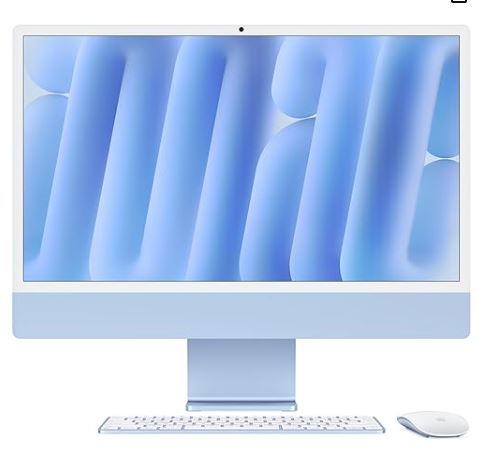Apple 2024 iMac All-in-One Desktop Computer with M4 chip with 8-core CPU and 8-core GPU: Built for A